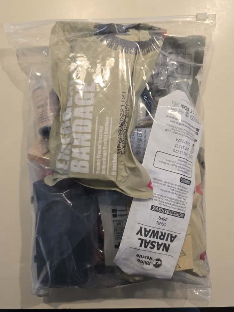 Rhino Rescue Trauma Kit / IFAK Refill Lot – NEW Sealed – Truck/Travel Kit