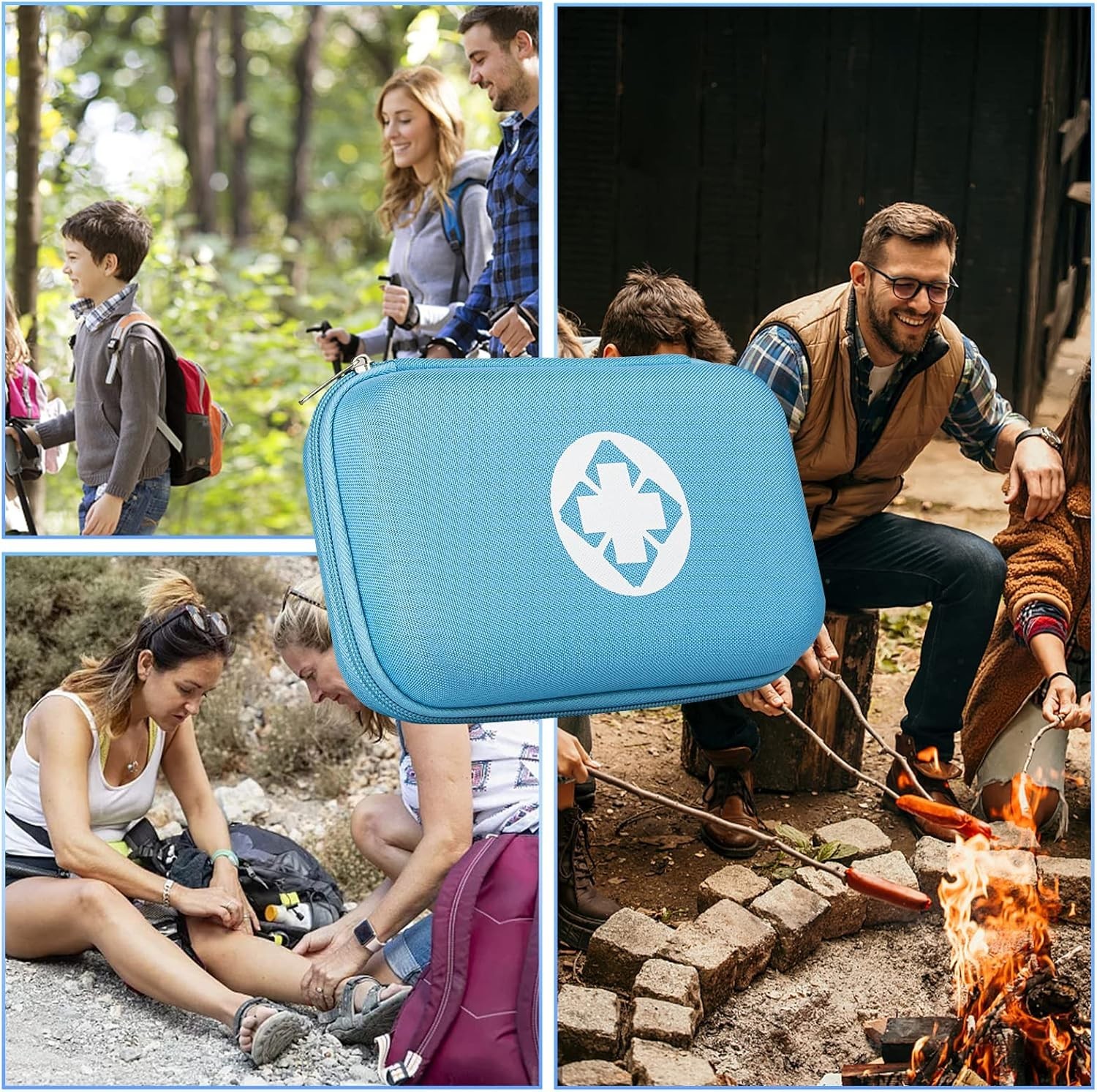 273-Piece Waterproof First Aid Kit for Camping, Travel & Emergency Preparedness