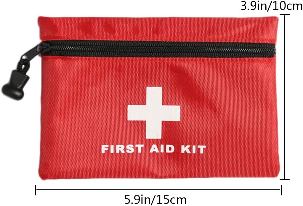 6 Pack Empty First Aid Bag, Mini Travel Empty First Aid Kit Pouch Bag for Eme…
