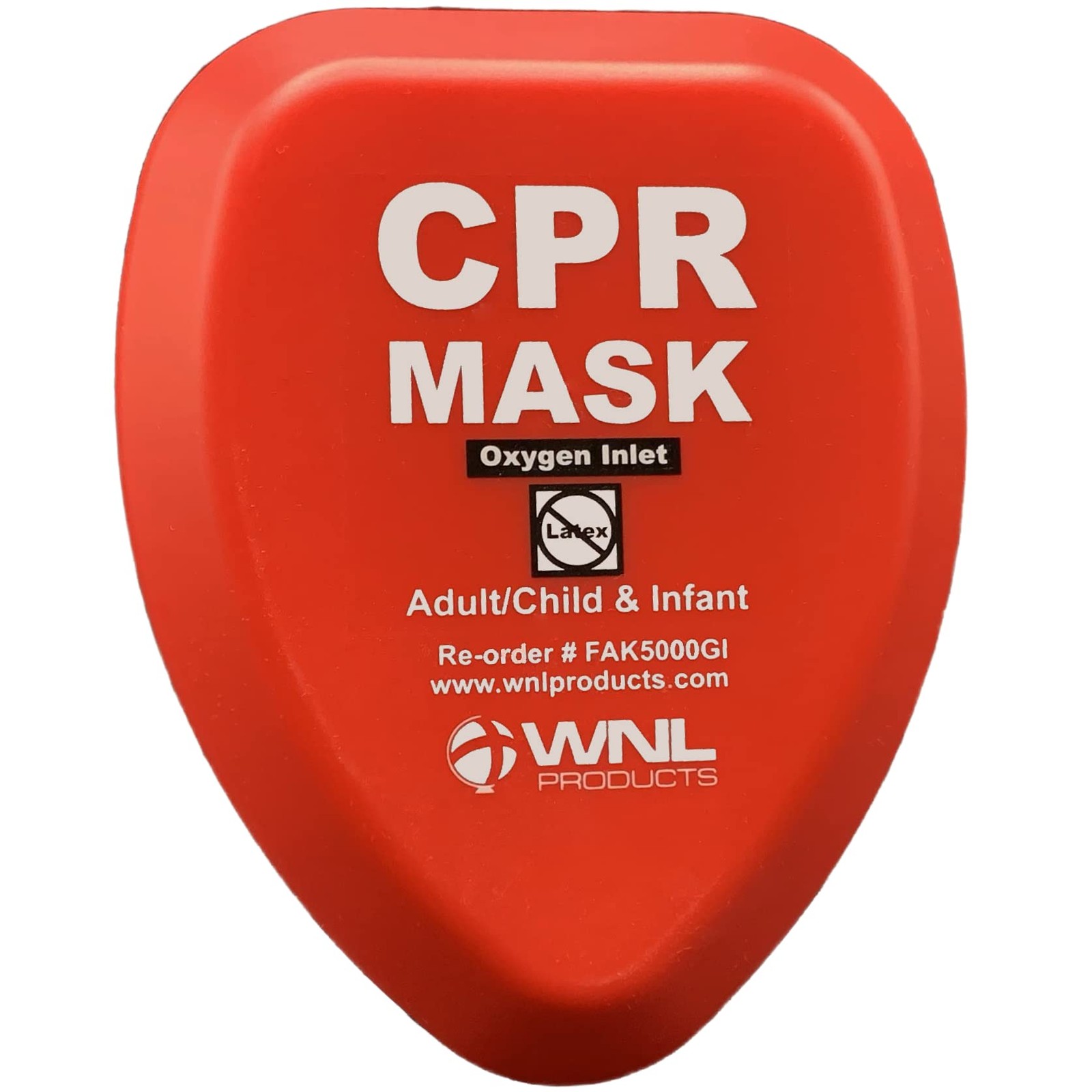 CPR Rescue Mask Kit: Adult/Child/Infant Pocket Resuscitator with Hard Case