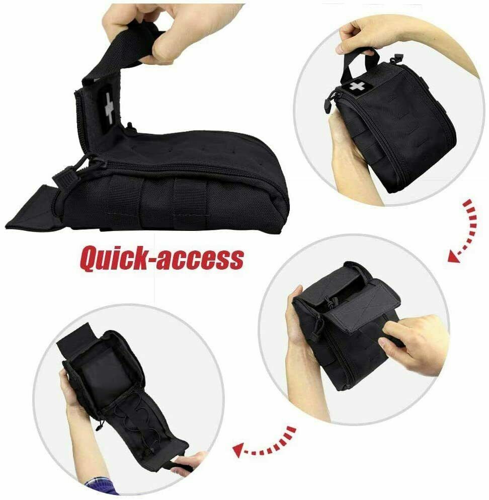 Outdoor Army EDC Medical Bag Molle Tactical Pouch First Aid Kits EMT Utility Bag