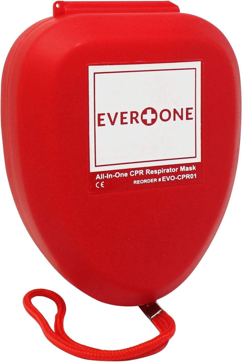 CPR Rescue Mask, Adult/Child Pocket Resuscitator, Hard Case with Wrist Strap …