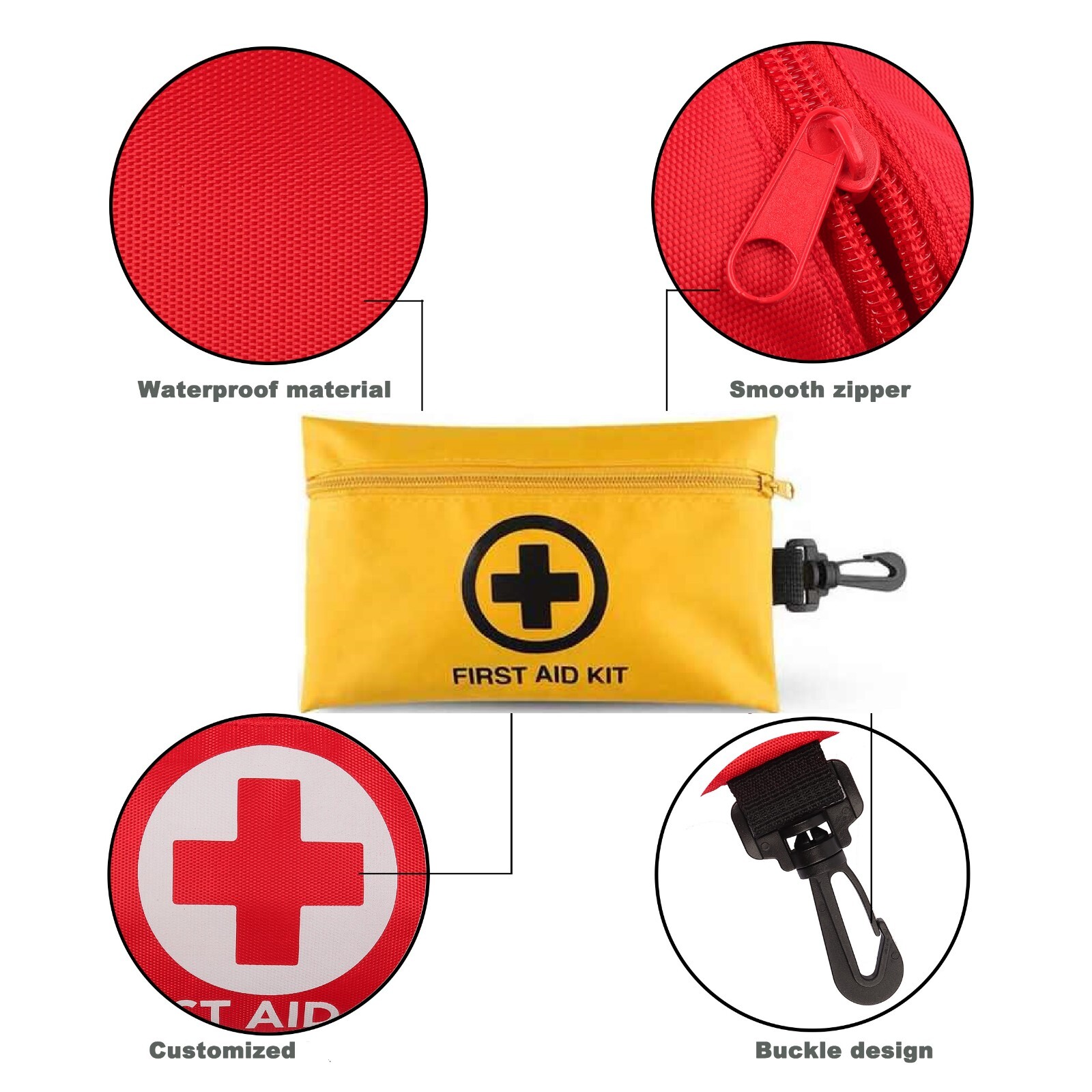 151 First Aid Kit Medical Emergency Trauma Military Survival Travel Portable IFA
