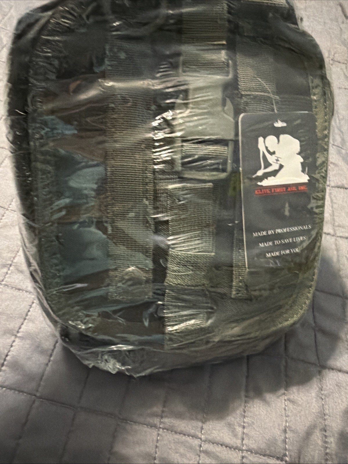 Elite First Aid GP IFAK Level 1 Kit w/ Molle & Rip-Away Back for Auto Head Rest