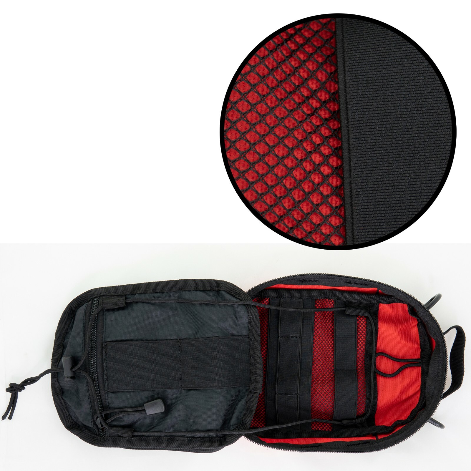 LINE2design First Aid (Ifak) Molle Pouch – Emergency Medical Trauma Bag – Red