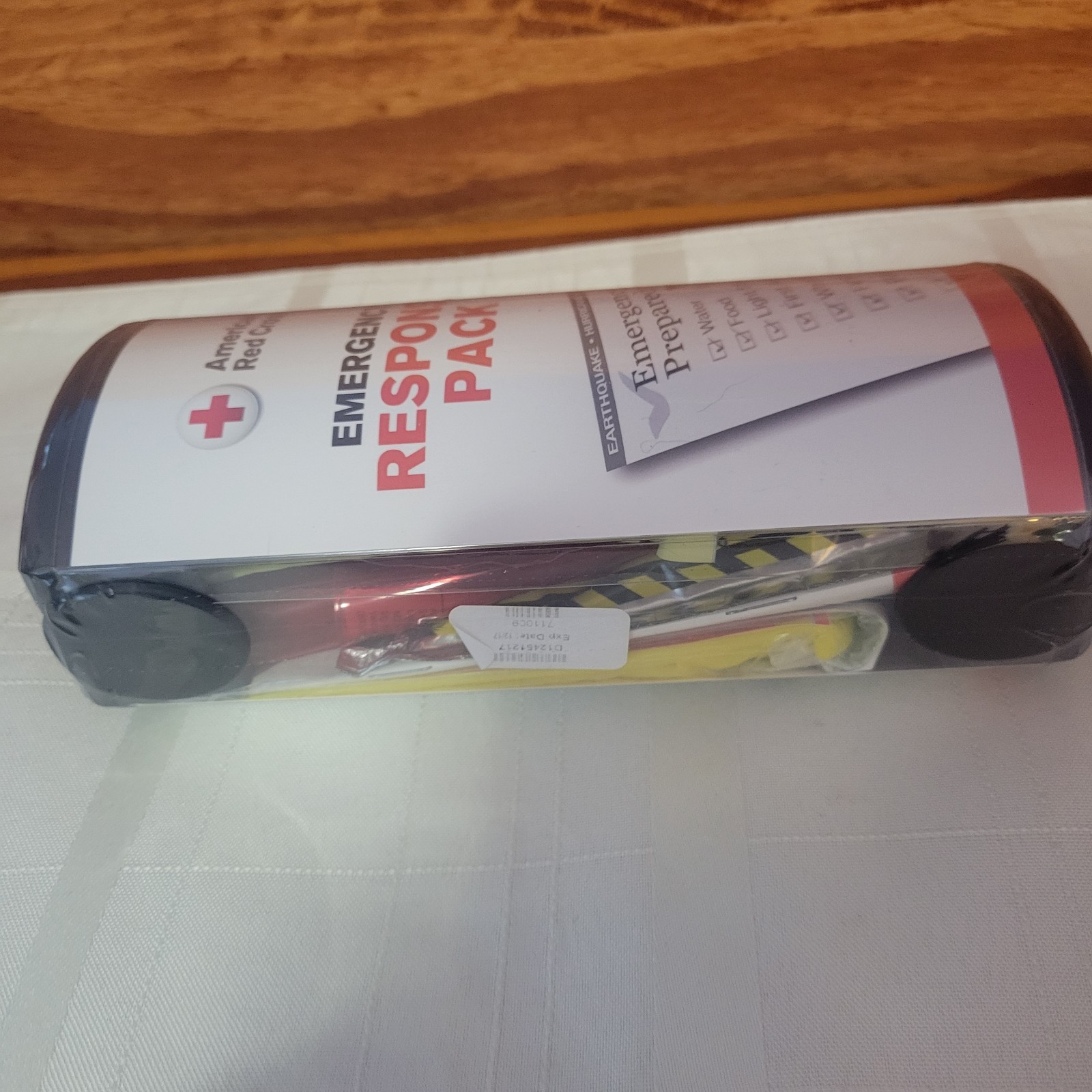 American Red Cross Emergency Response Kit With Backpack