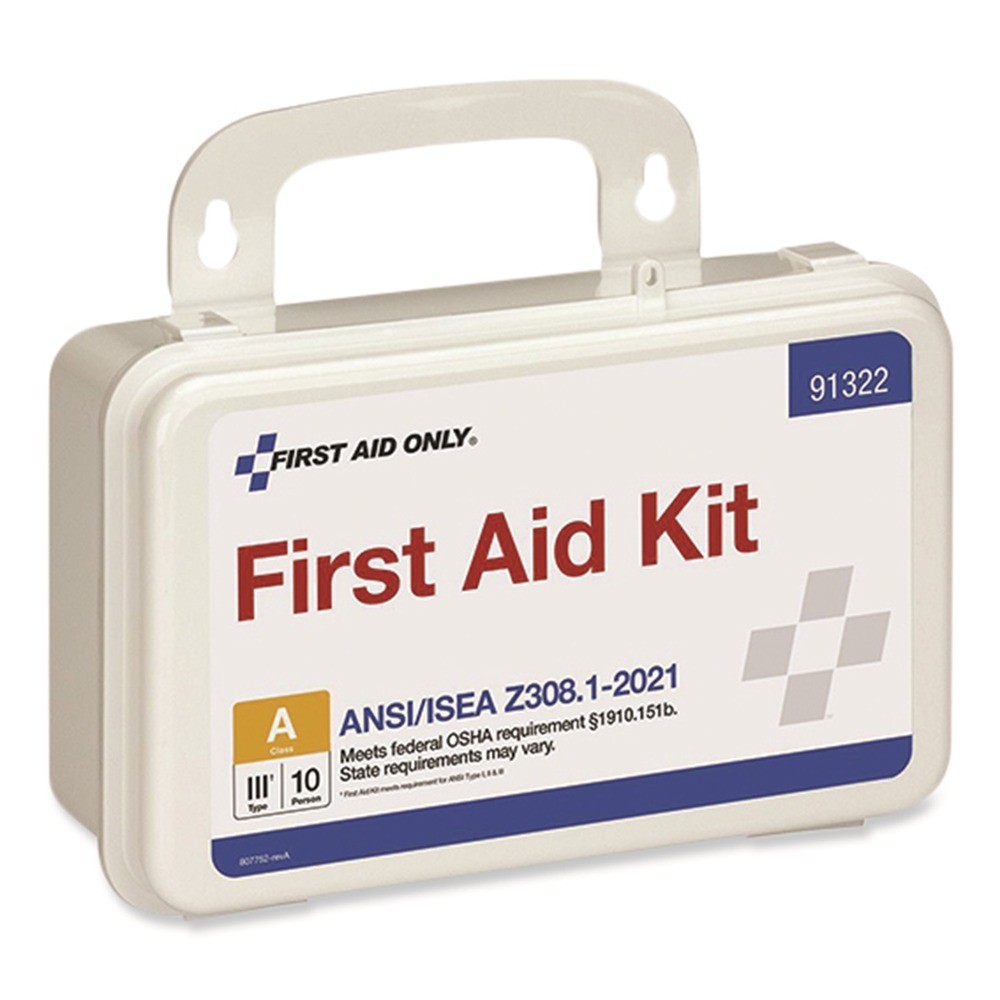 First Aid Only 91322 76-PC ANSI 2021 First Aid Kit for 10 People (1-KT) New