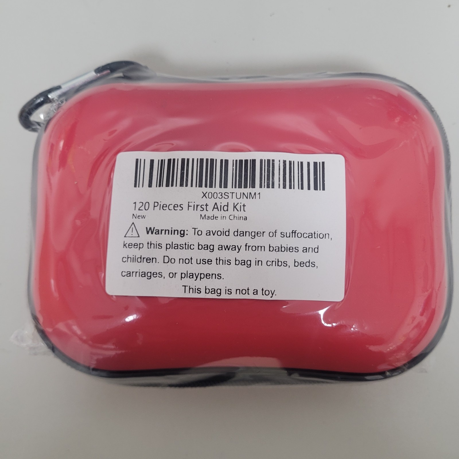 Mini First Aid Kit 120 Piece Small Waterproof Hard Shell Medical Kit for Car