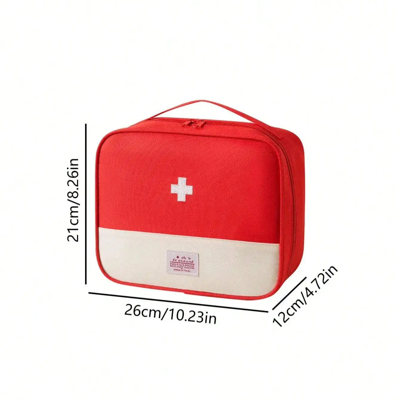 Portable Medical First Aid Kit Bag Large Capacity Home Travel Storage Bag 1pc