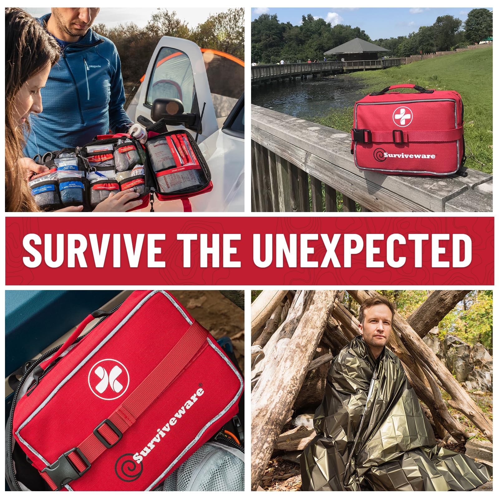 238 Pcs Comprehensive Premium Survival First Aid Kit – Kit for Travel Camping…