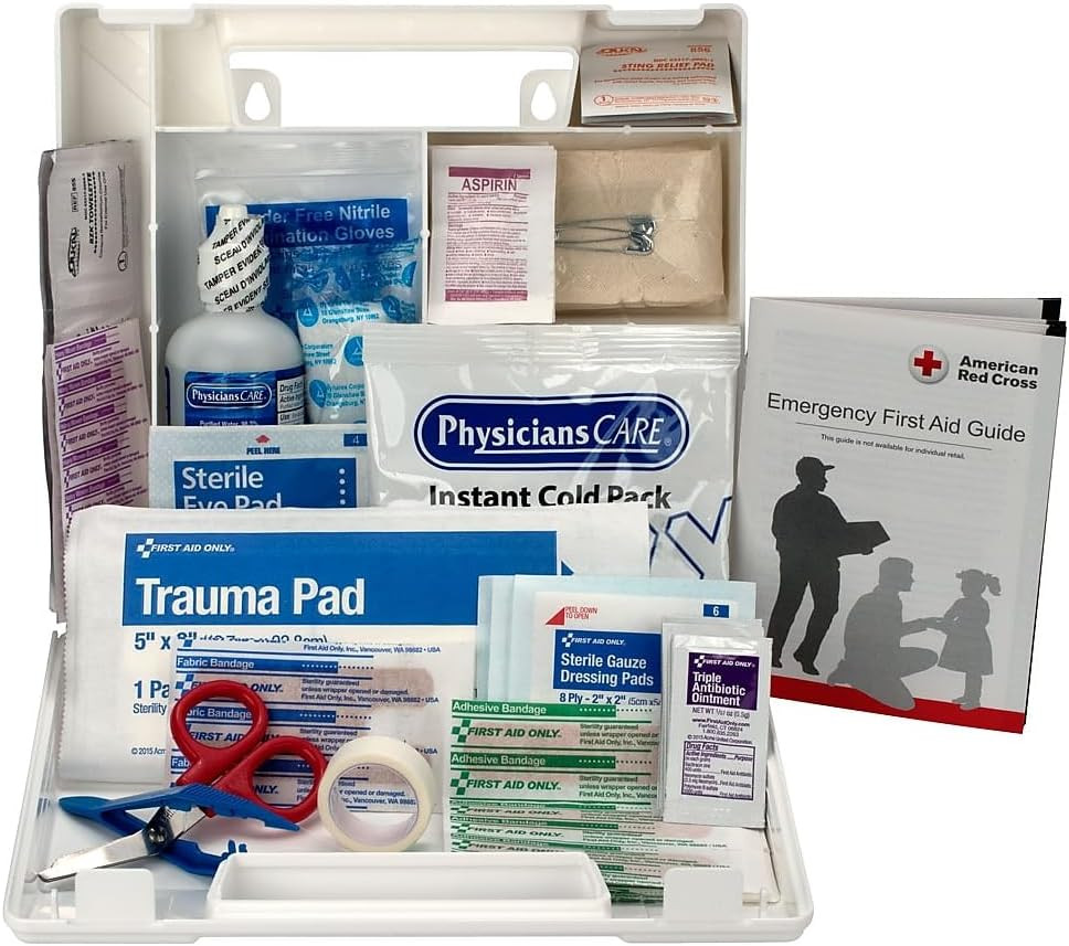 223-U Osha-Compliant First Aid Kit, All-Purpose 25-Person Emergency First Aid Ki