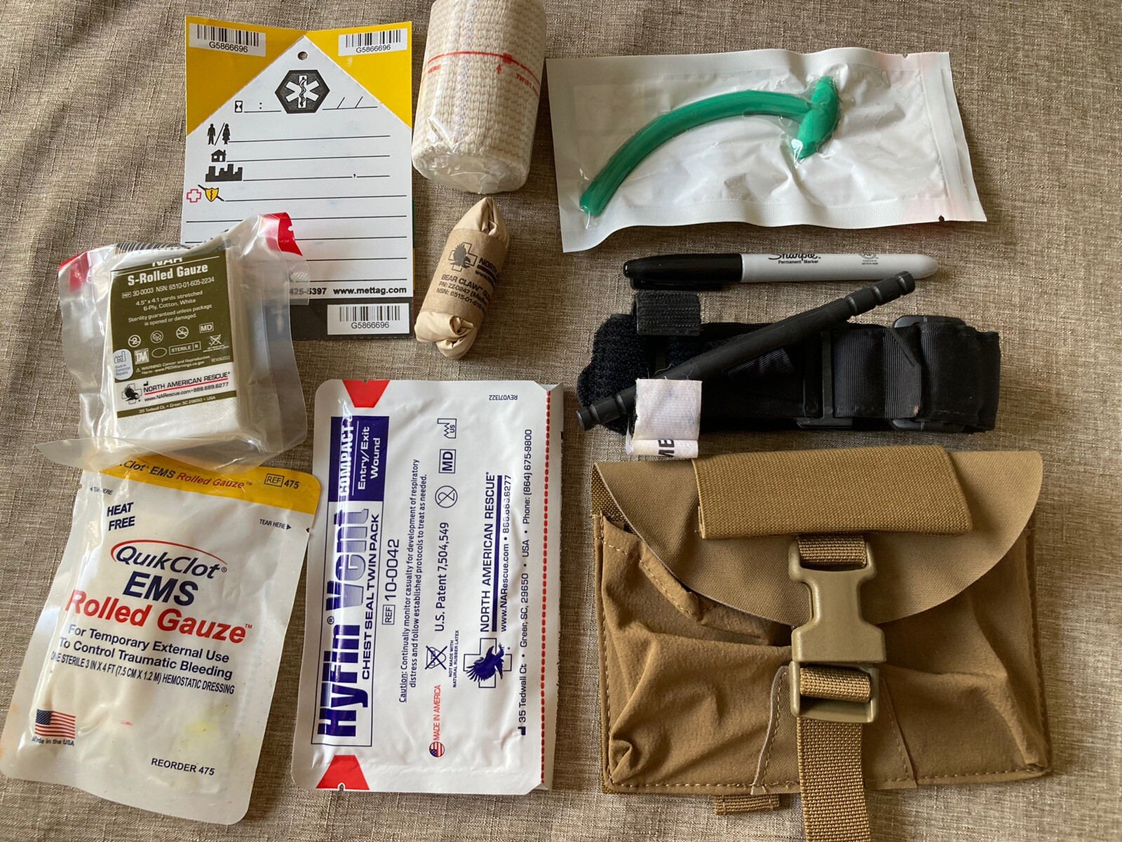 TAN GBRS "Phocus Research Advanced Trauma Bundle" STYLE w authentic NAR Meds