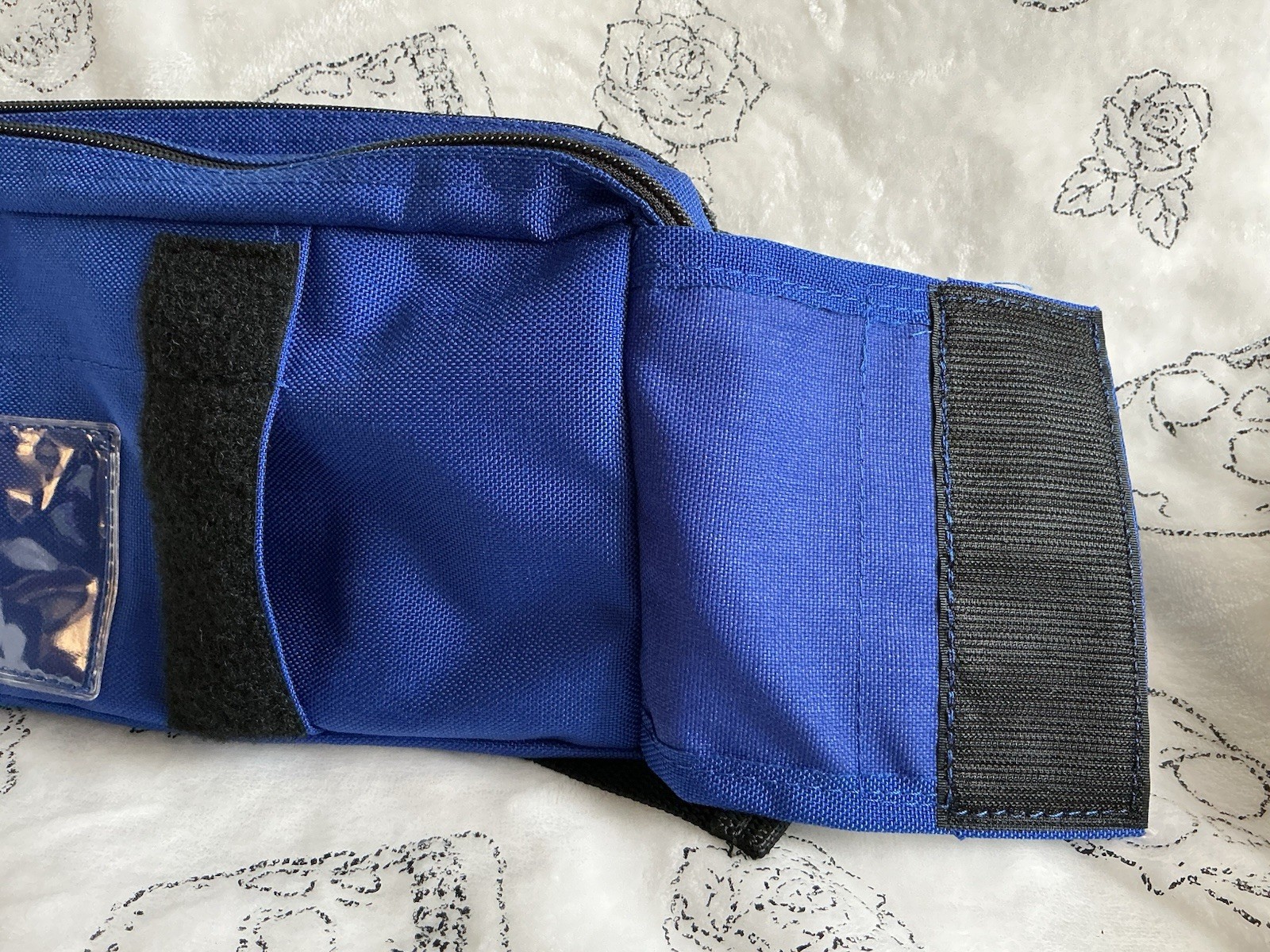 FIELDTEX Fanny Pack: ~10 1/2 in L x ~10 1/2 in W x ~5 1/2 in D, Cordura, Blue