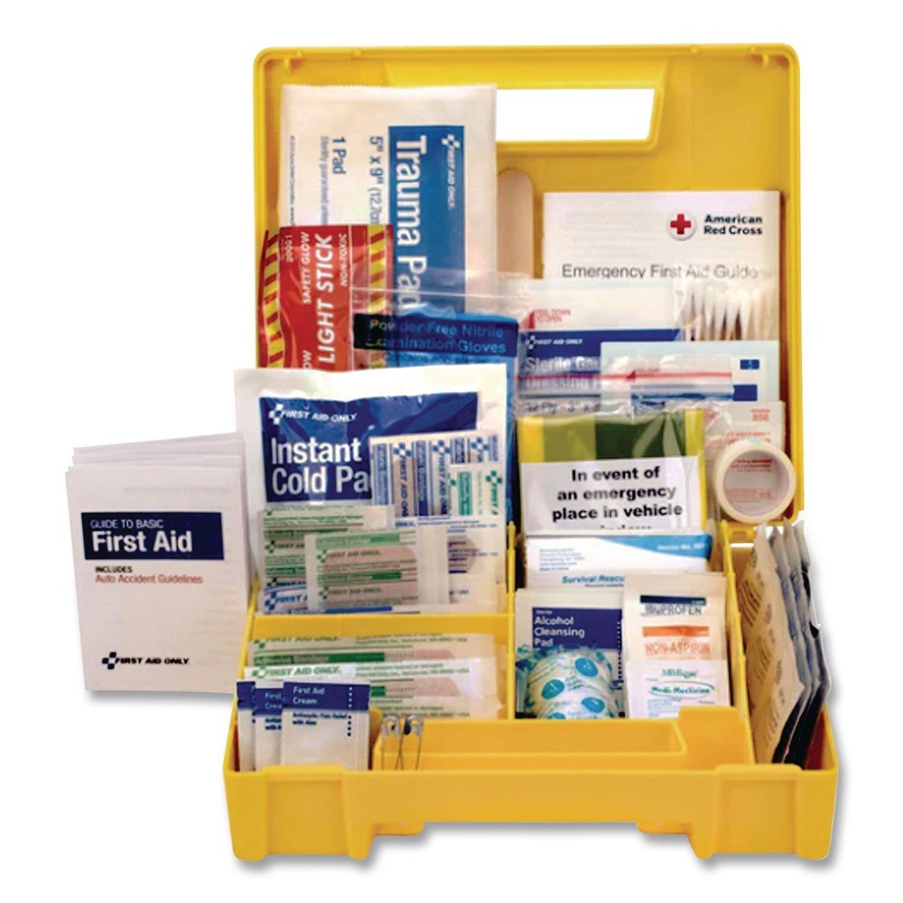 First Aid Only 340 138-Piece Essentials First Aid Kit for 5 People New