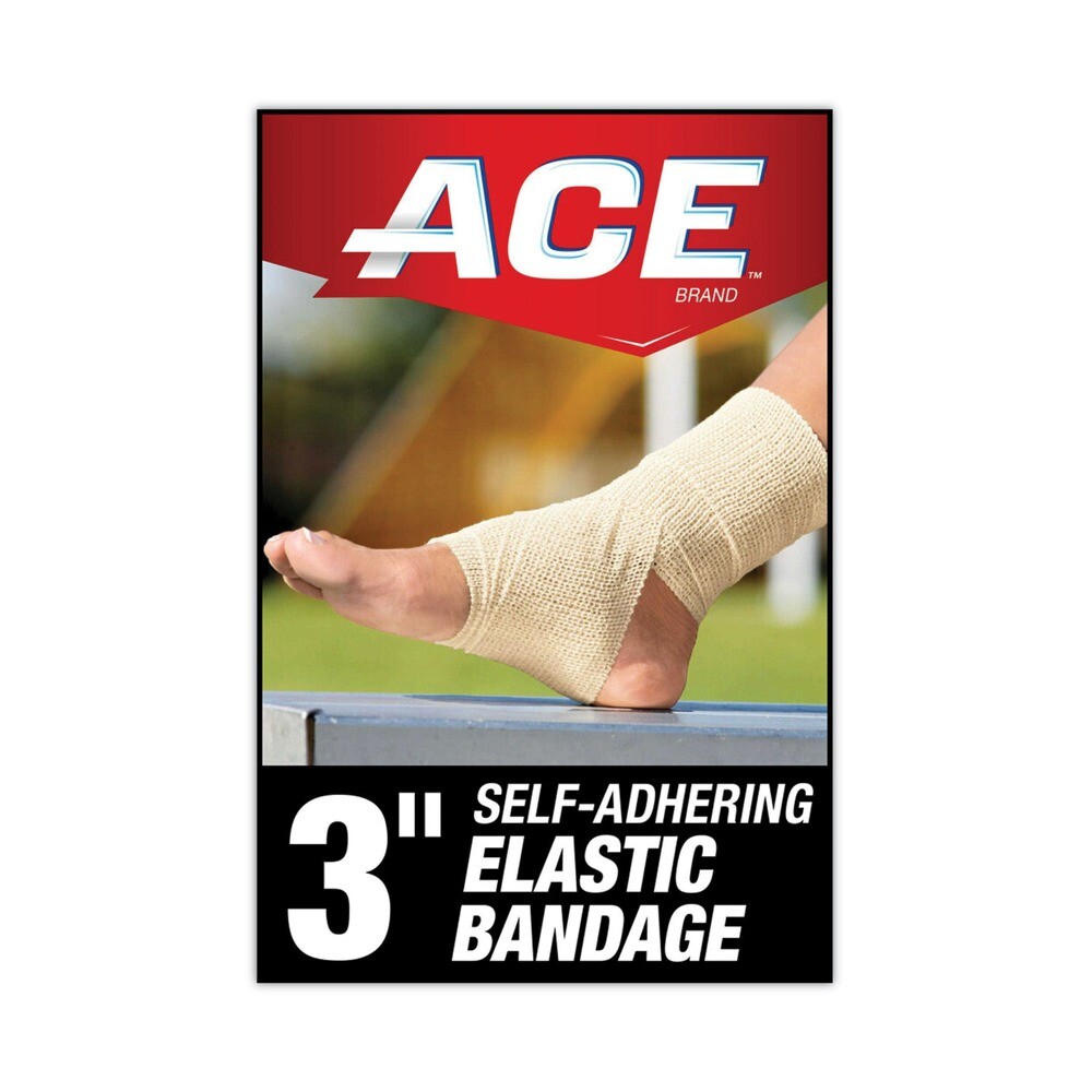 ACE 207461 3" x 50" Self-Adhesive Bandage New