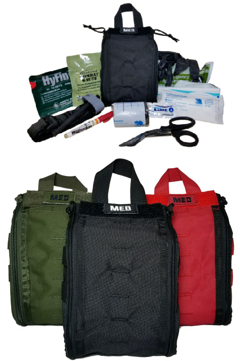 ELITE FIRST AID Patrol Trauma Kit (LvL 2) STOCKED Tactical First Responder EMS