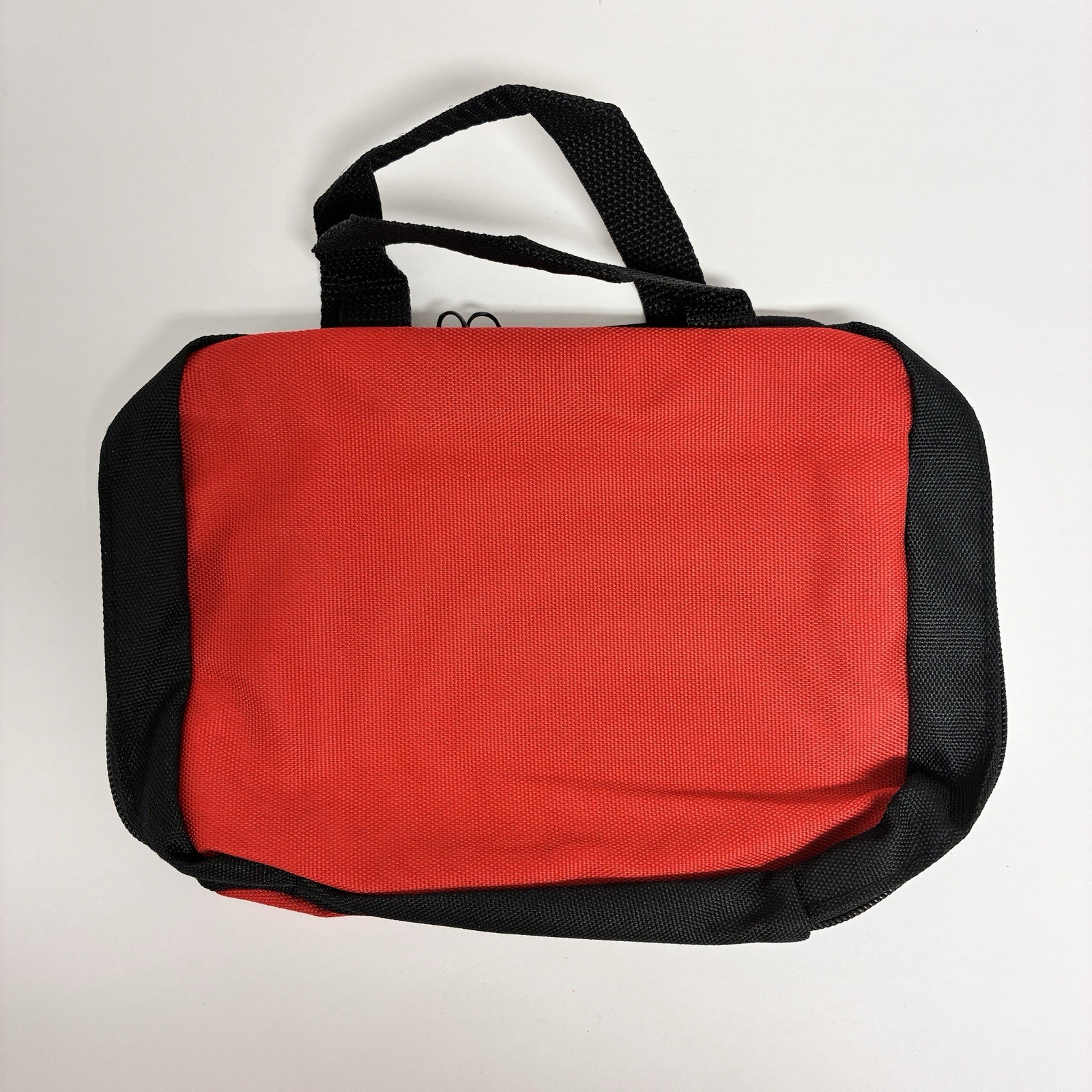 First Aid Kit BAG EMPTY Case Zipper Pouch RED BLACK Johnson and Johnson | NEW