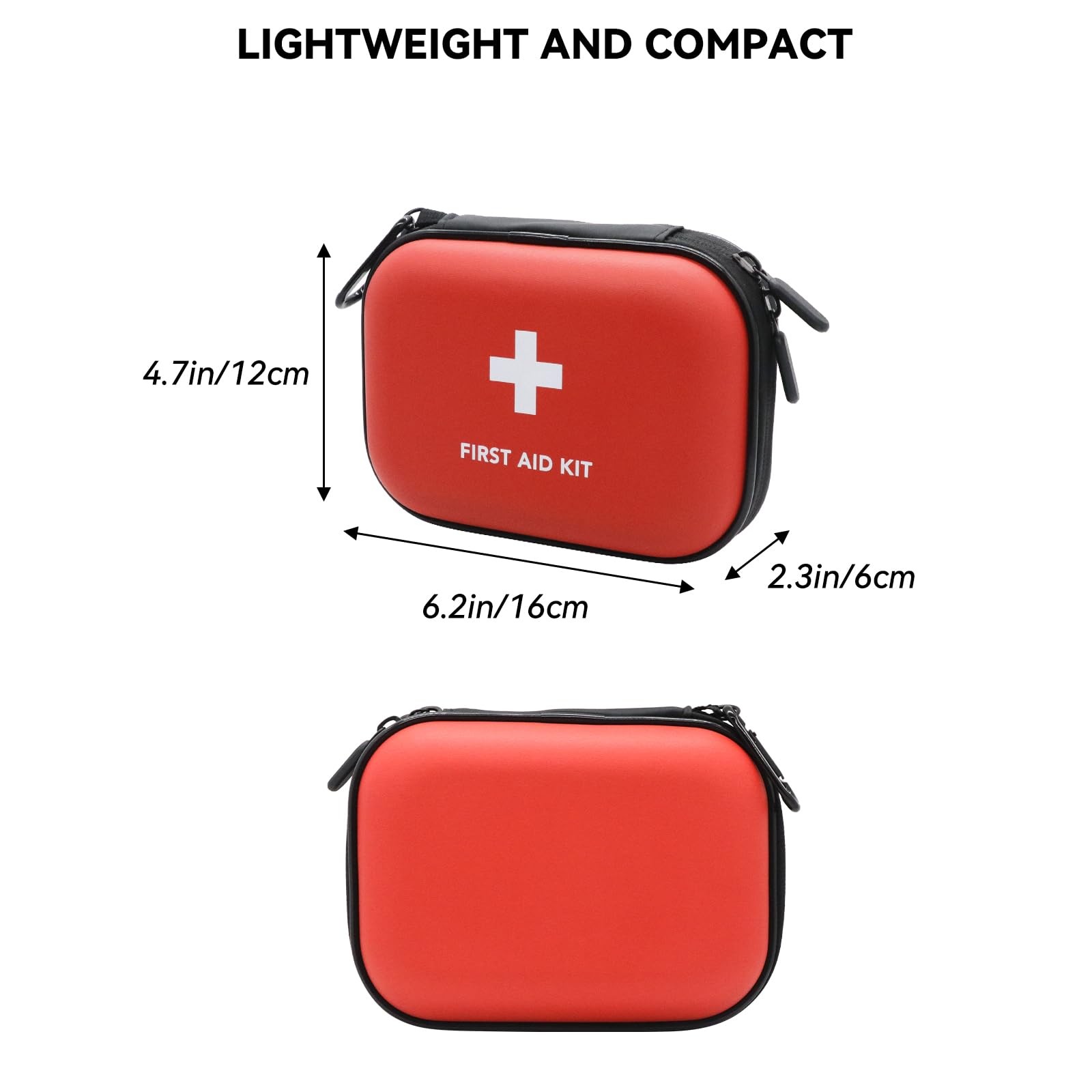 Home Car Empty First Aid Bag, 6.2×4.7×1.9 inches Camping Waterproof Case for …