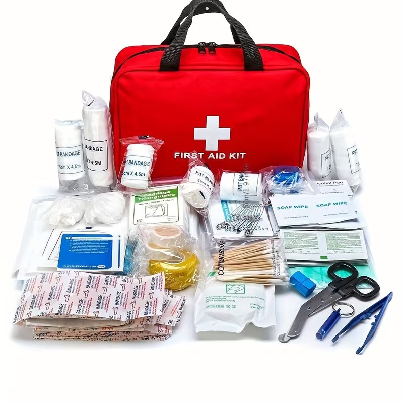 140-Piece All-Purpose First Aid Kit, Portable Emergency Medical Kit