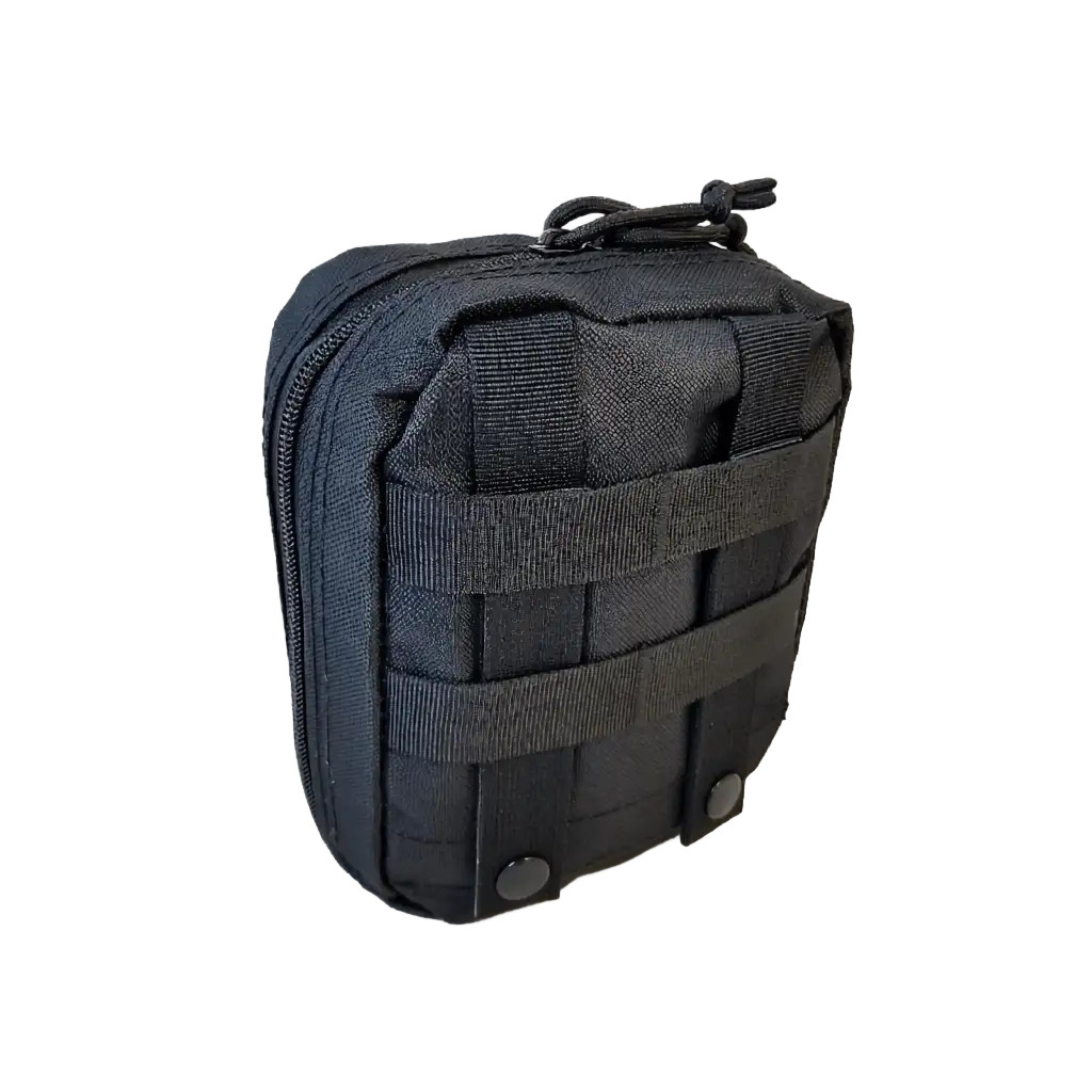 Elite First Aid Tactical IFAK Kit Black FA142B-FAK 59pc MOLLE Trauma Pouch