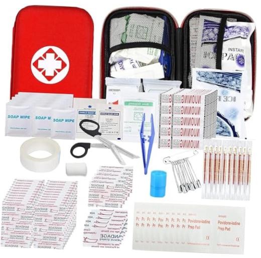 Car First Aid Kits Survival Gear Home Travel Size Small Emergency Kit 275Pcs