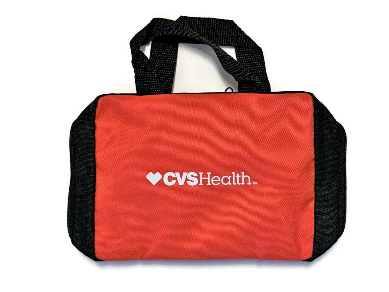 Lot of 50 – Red and Black First Aid Bags – Build Your Own Personal First Aid Kit