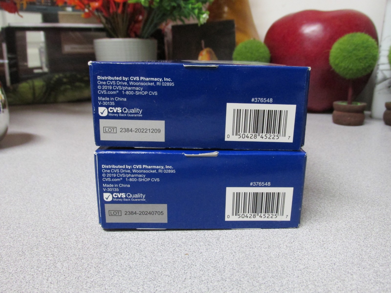 2 Boxes CVS Health Eye Injury Kit