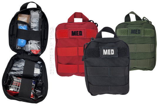 ELITE FIRST AID Recon IFAK Kit LVL-2 FULLY-STOCKED Tactical Trauma Shoot Hunt