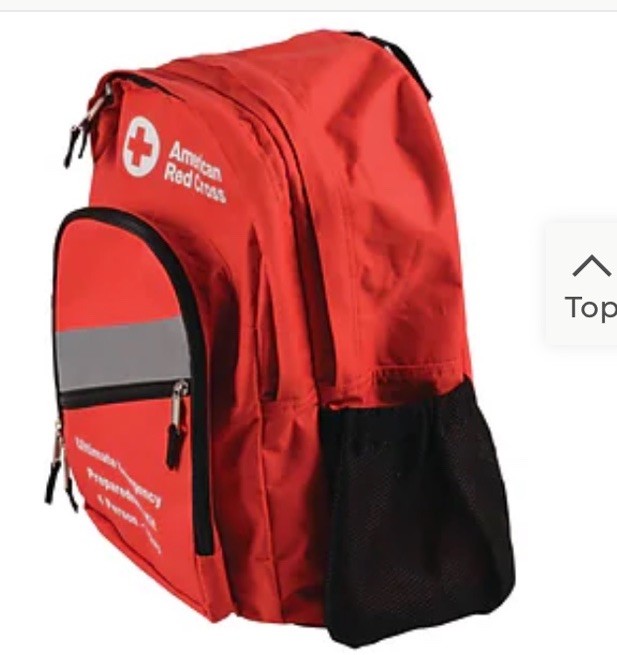 American Red Cross 72 Emergency Preparedness Deluxe 3-Day Backpack