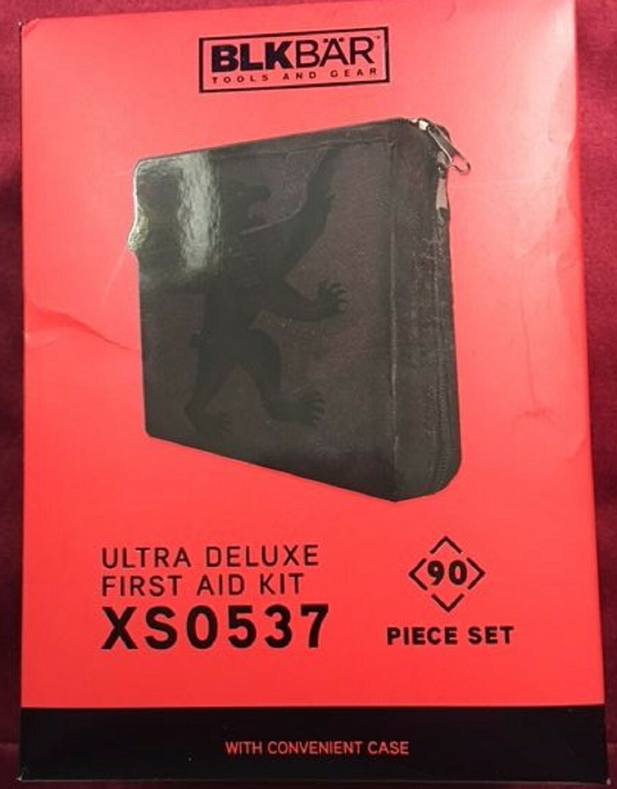 BLKBAR Tools & Gear Ultra Deluxe First Aid Kit XS0537 – NEW