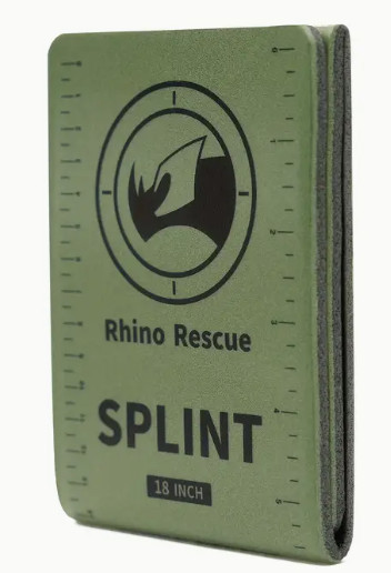 18" Rhino Rescue First Aid Splint Green