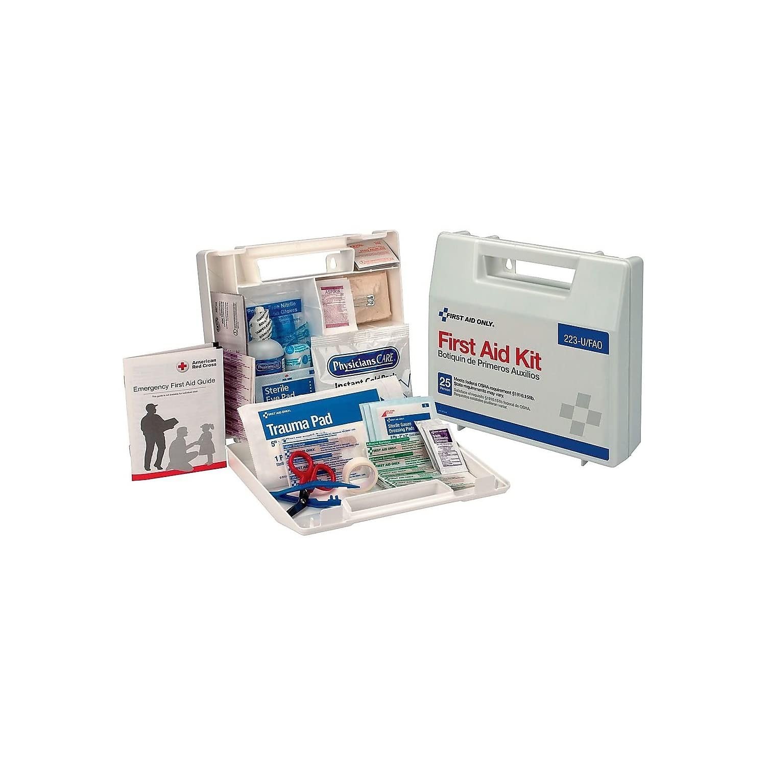 All-Purpose OSHA-Compliant First Aid Kit for 25 People – 106 Pieces, Emergency K