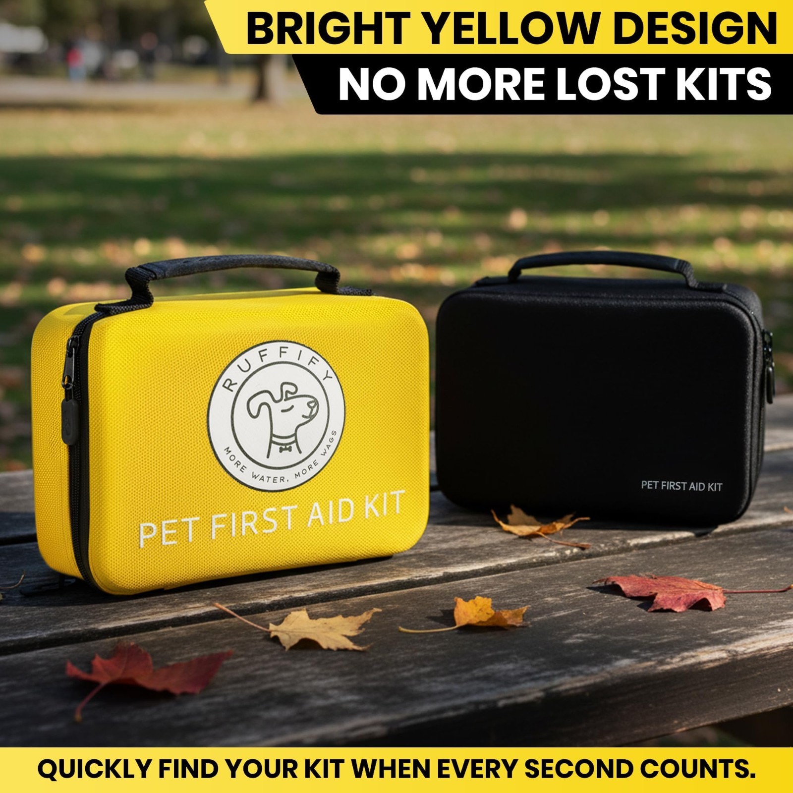 Pet First Aid Kit for Dogs & Cats – 74 Essential Emergency Supplies for Travel,