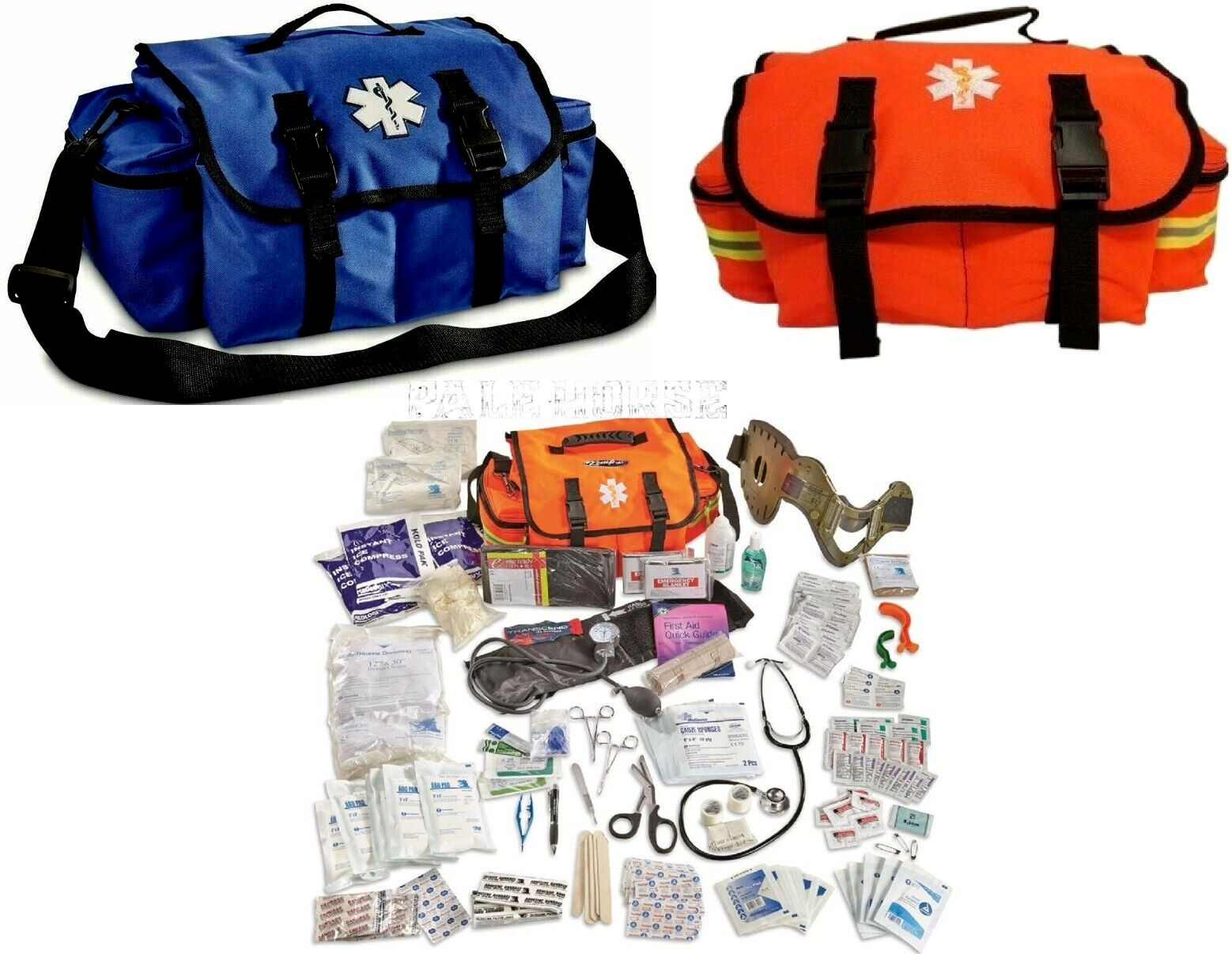ELITE FIRST AID Pro-II EMS Trauma Kit FULLY-STOCKED 1st Responder EMT Camp Hunt