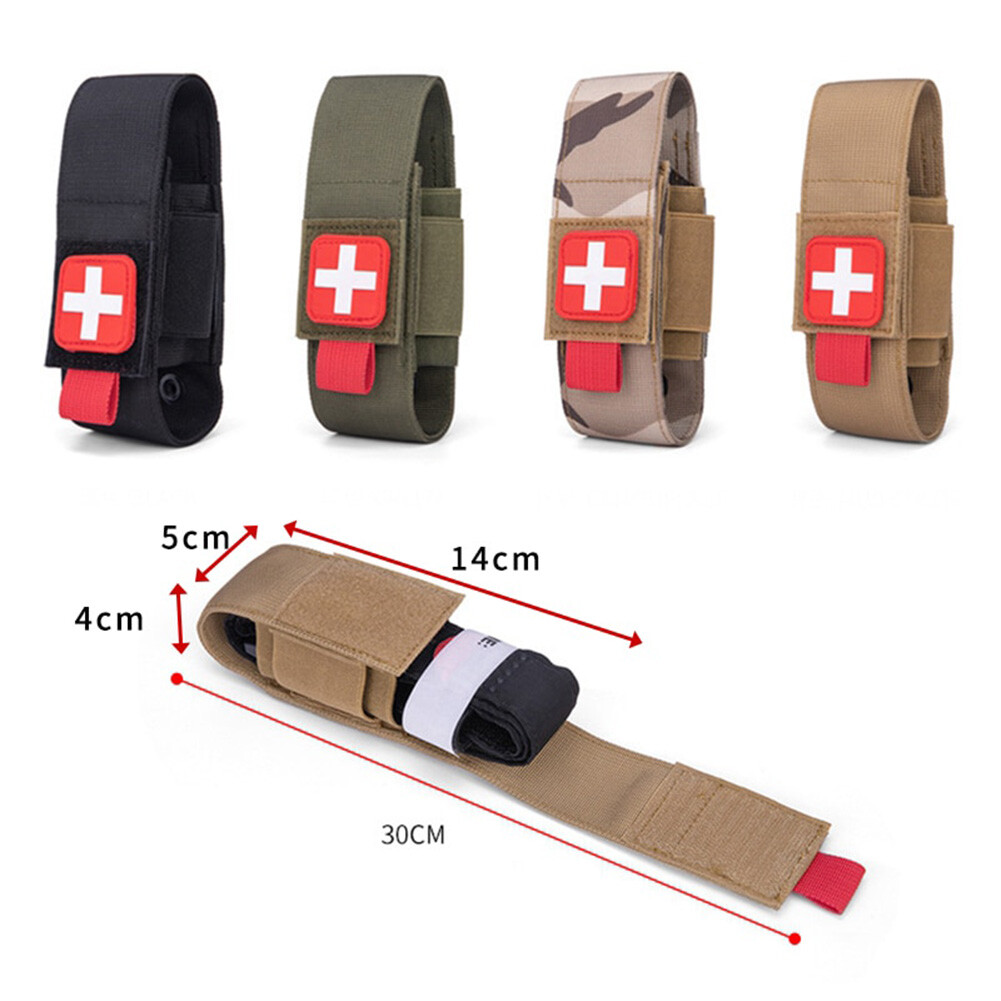 Outdoor Tourniquet Scissors Waist Bag First Aid Kit EDC Pouch Molle Tactical Bag