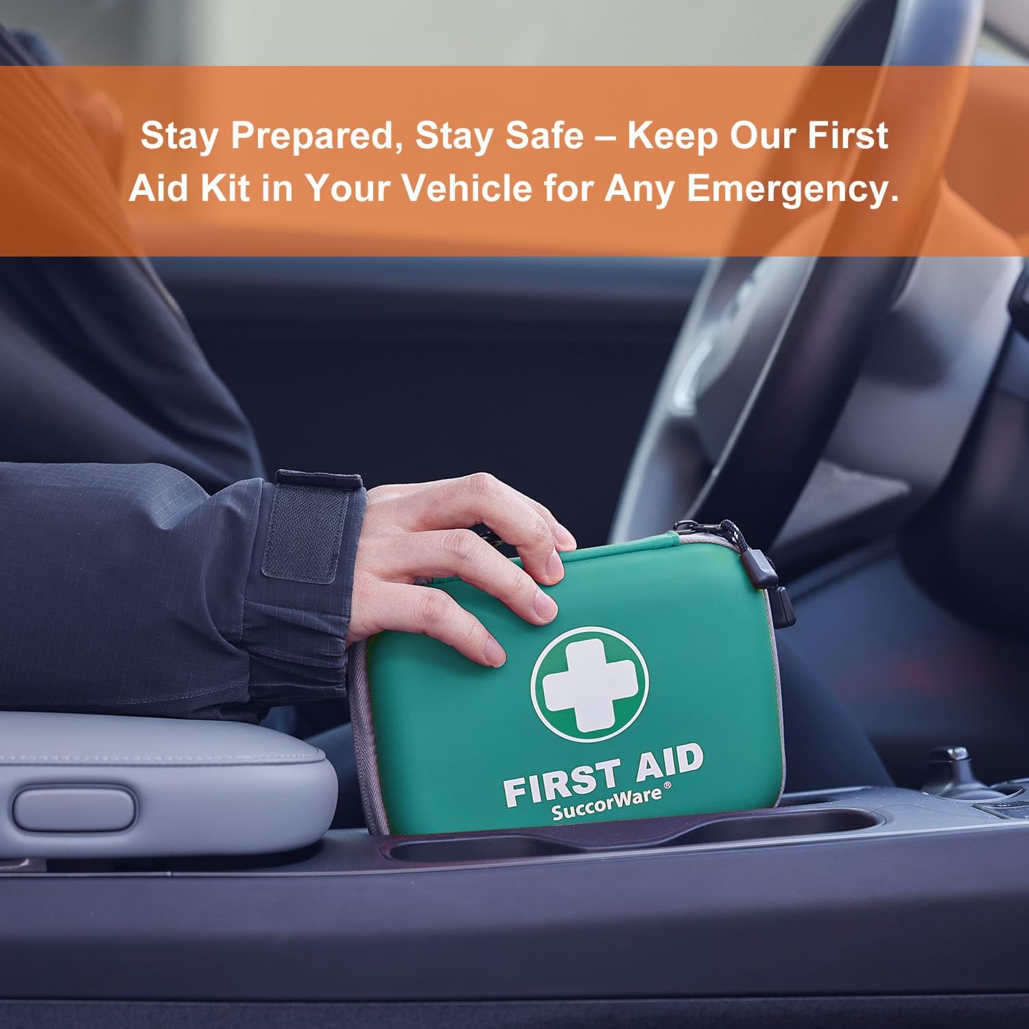 150 Pieces Mini First Aid Kit – Small Medical Kit with Hard Shell – Emergency…