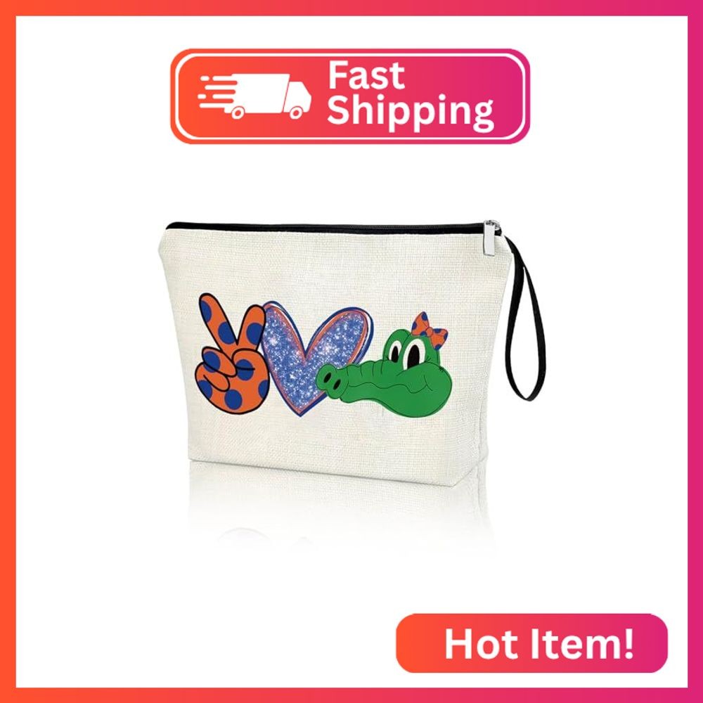 Creakraft Sport Lover Gift for Girl Makeup Bag Fan Gift for Sports Merch Sport S