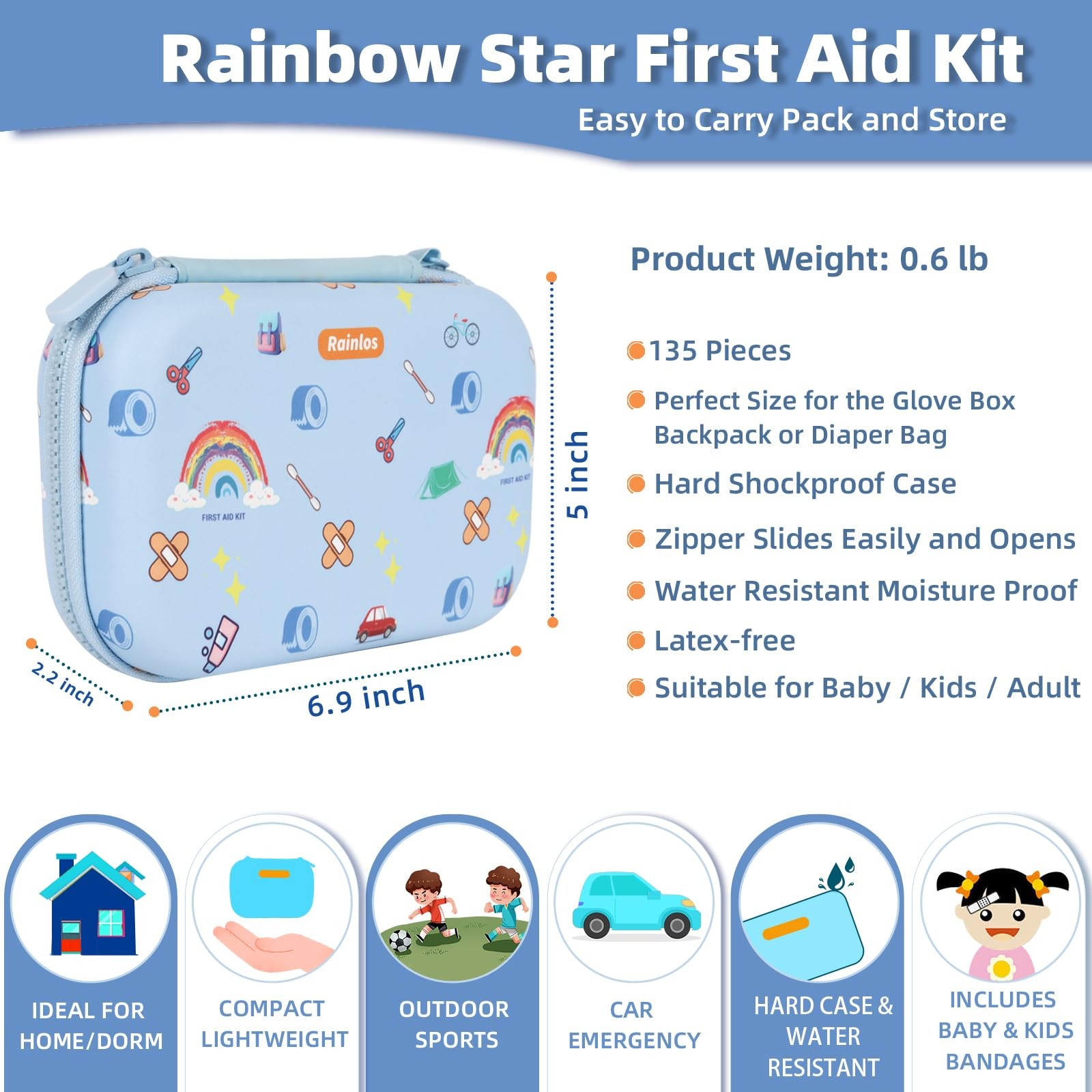 RAINLOS Small, Blue