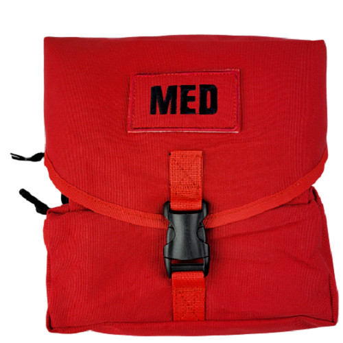 ELITE FIRST AID Corpsman M3 Medic Bag STOCKED Trauma Kit Military Survival RED