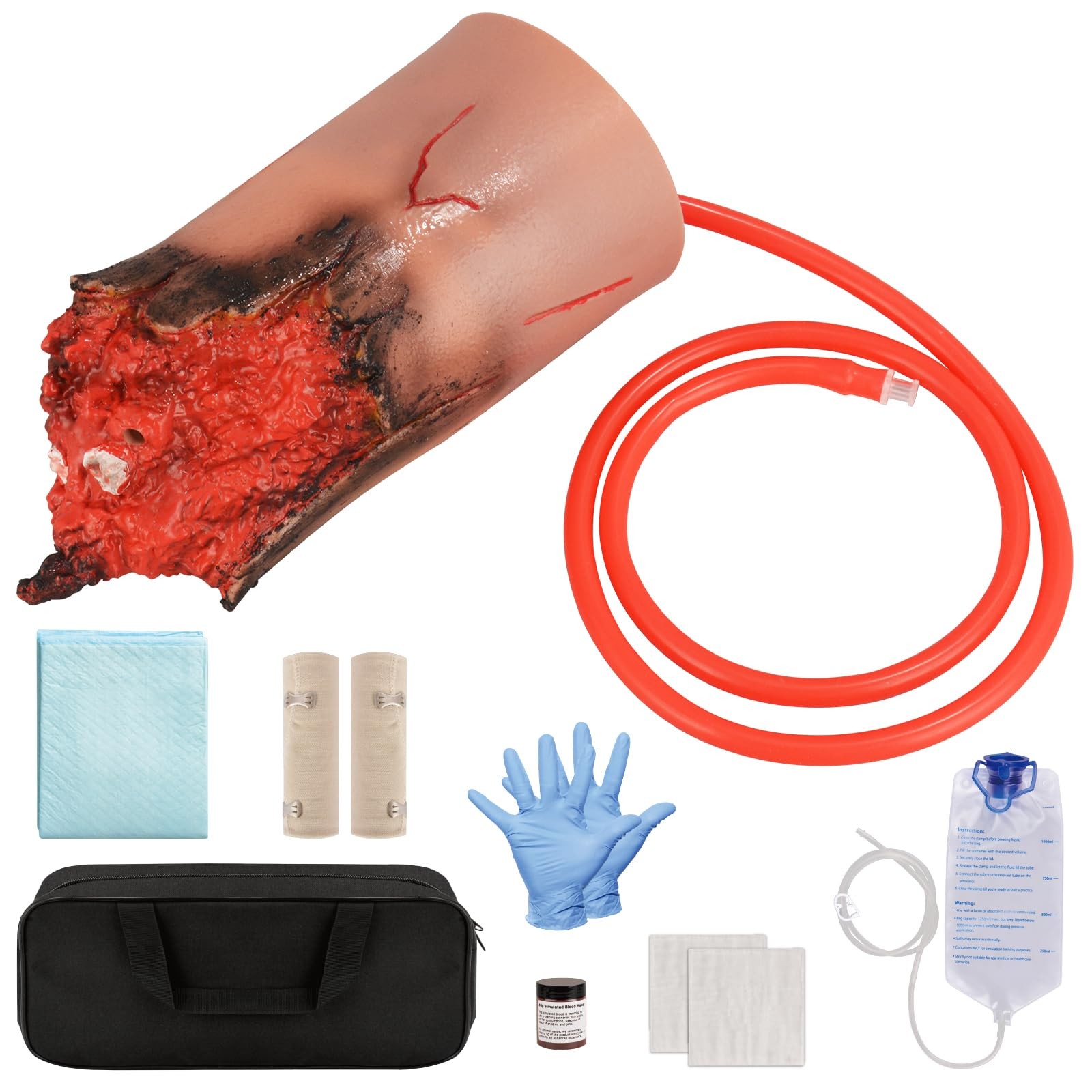 Wound Packing Trainer Kit, Stop The Bleed Kit for hemostasis Training, Wearab…