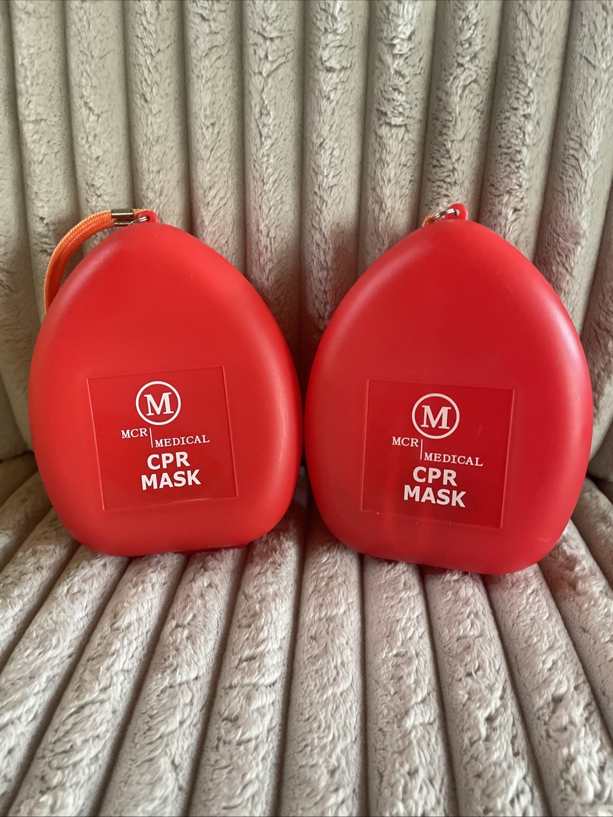 Set Of 2, MCR Medical CPR Rescue Mask, Adult/Child Pocket Resuscitator, Gb1