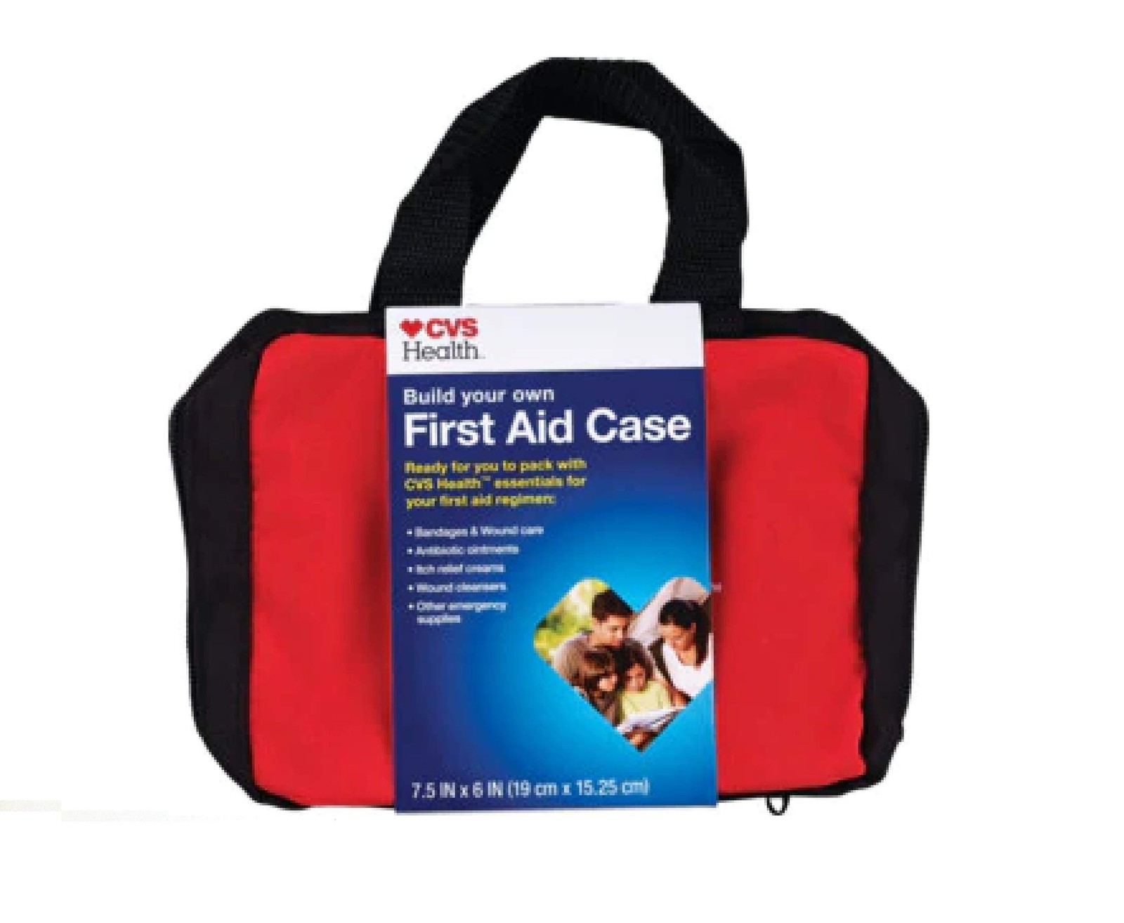 CVS Health Build Your Own First Aid Case, 7.5" x 6"
