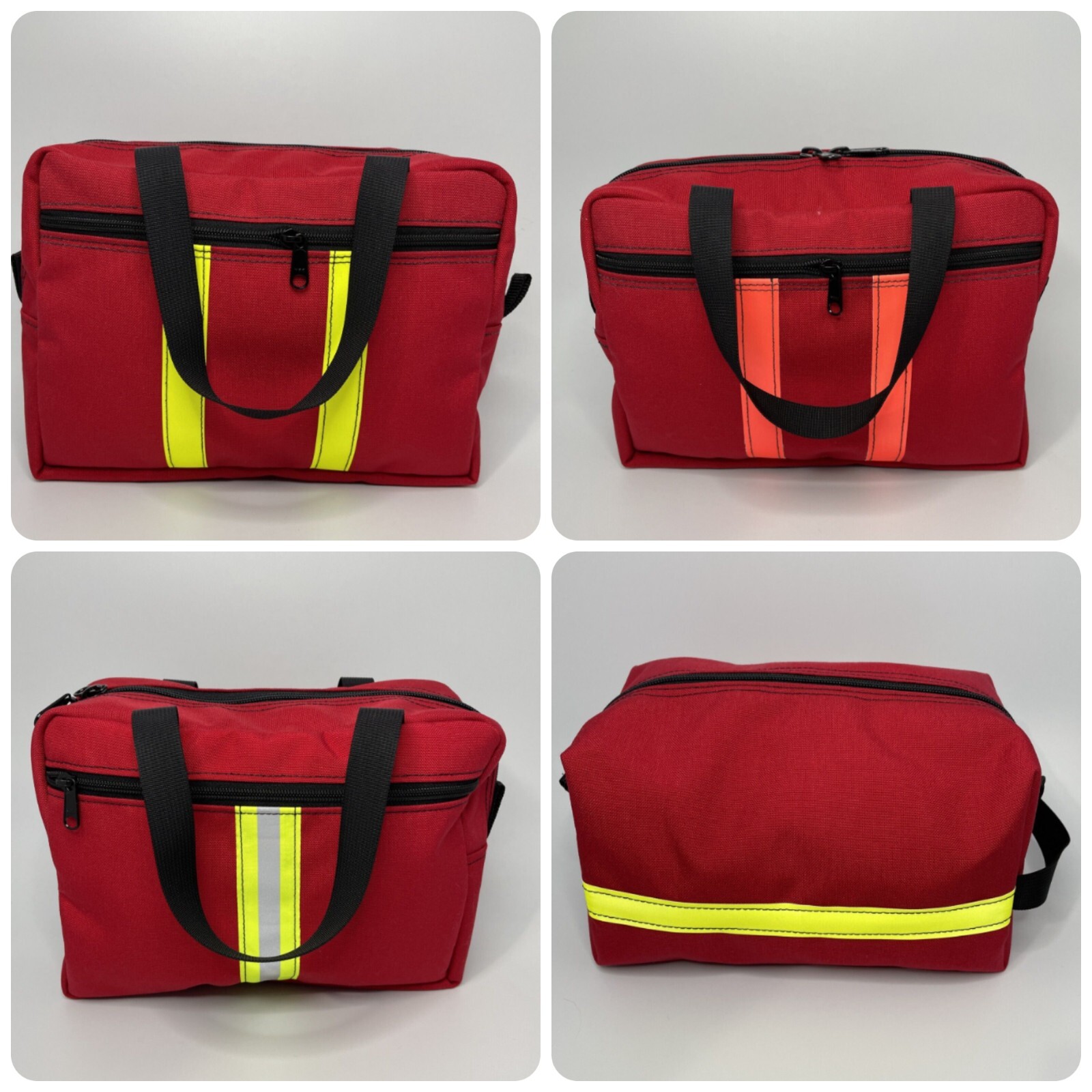 Medical Denier Cordura Bag with Reflectors Everyday Use Made in USA Firefighters