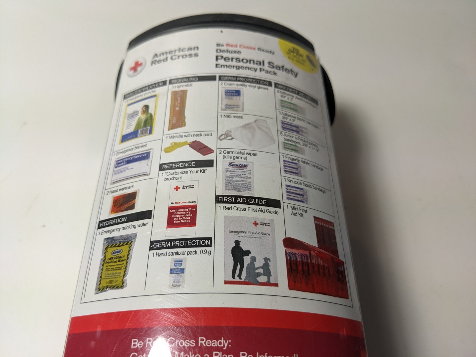 American Red Cross Deluxe Personal Safety Emergency Pack-INCLUDES Mask!