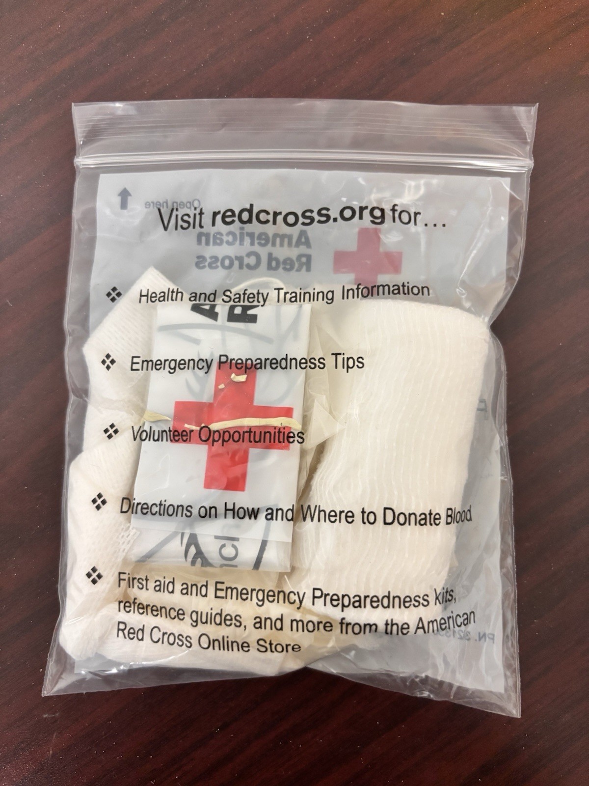 American Red Cross Student Kit ~ First Aid/CPR Training Kit. New