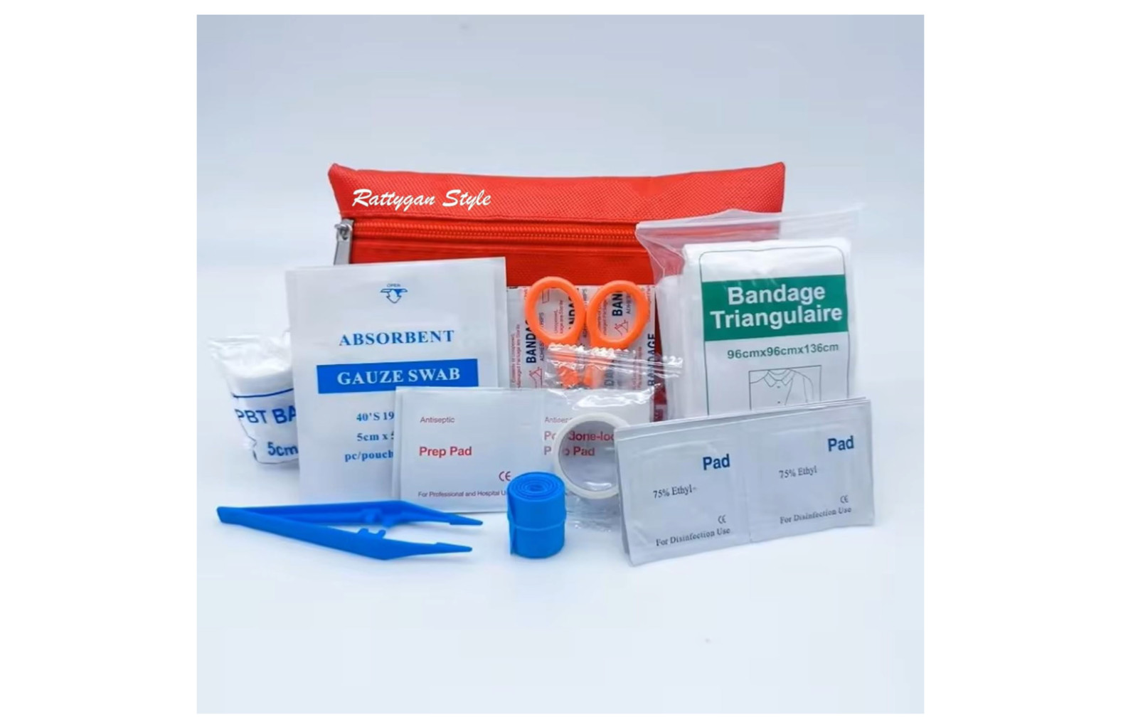 Rattygan Style Travel Survival First Aid Emergency Kit