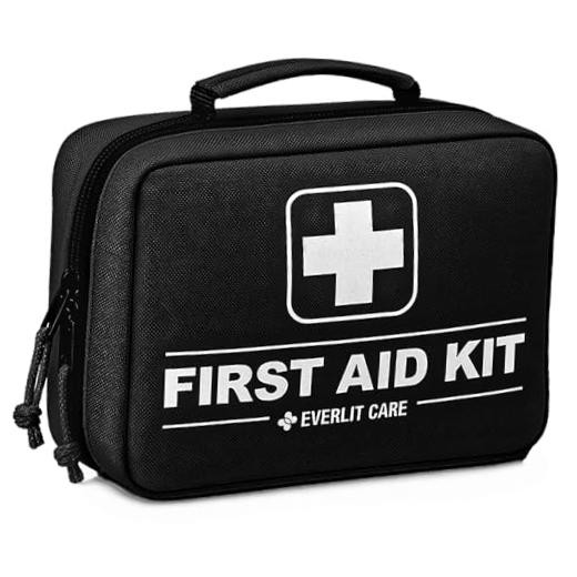 Everlit Care 380 Pcs First Aid Kit All-Purpose Medical Essential Kit for Cuts,