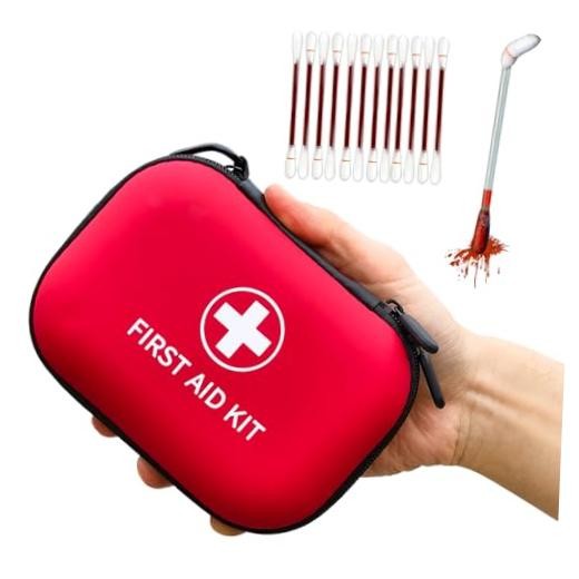Prelady 138 Pcs Mini First Aid Kit Travel Size, TSA Approved Small 138pics