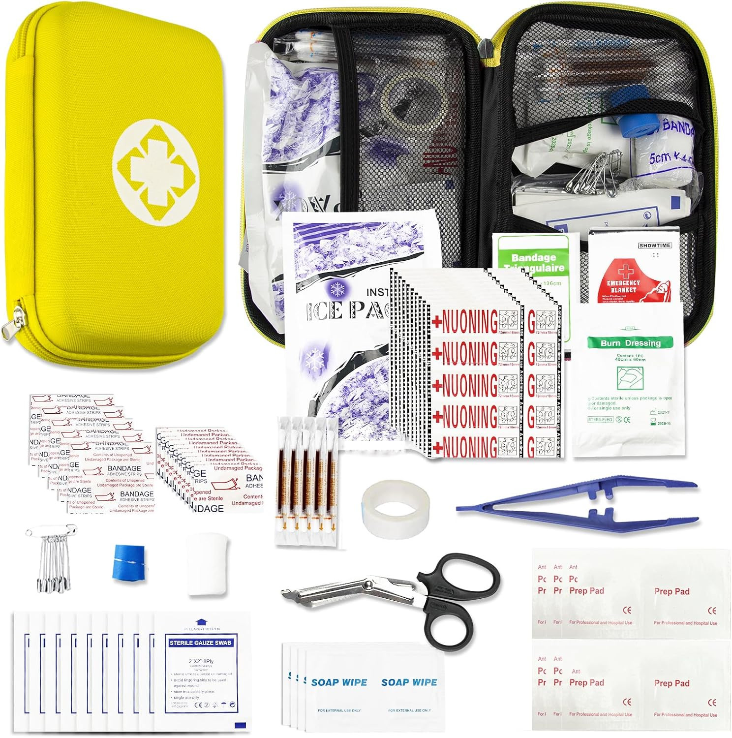 276PCS First Aid Kit Home Car Camping Hiking Emergency Supplies Small Compact Lo