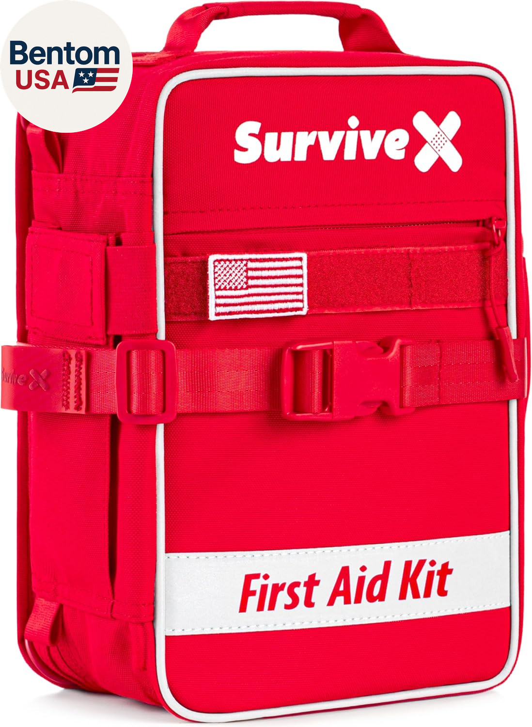 Large First Aid Kit for Car, Travel & Home – Emergency Kit for Hiking, Camping,